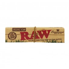 Raw Original Hemp Connoisseur King Size Slim Papers + Tips Smokers